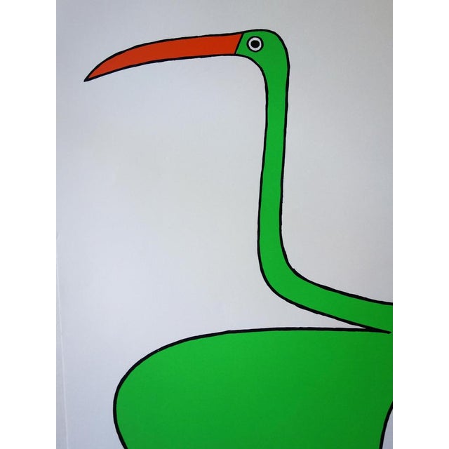 Modern Charles Le Bars, Flight, Original Silkscreen For Sale - Image 3 of 5