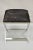Chrome Late 20th Century Modern Chrome Frame X-Frame Metal Stool With Cowhide Upholstery For Sale - Image 8 of 11