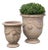 Anduze Urn - Antico Brown Terra Cotta Planters, Set of 2 For Sale