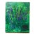 Acrylic Painting of Vibrant Purple Flowers For Sale