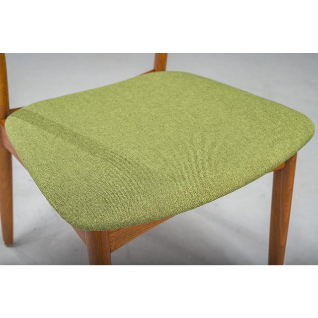 Set of Dining Teak Chairs attributed to R. Borregaard for Viborg, 1970s For Sale - Image 11 of 14