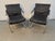 Walter Knoll Mid 20th Century Leather and Chrome Armchairs Attributed to Rudolf Glatzel for Walter Knoll For Sale - Image 4 of 18