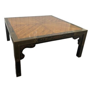 Vintage Drexel Et Cetera Chinoiserie Coffee Table by Drexel Heritage For Sale