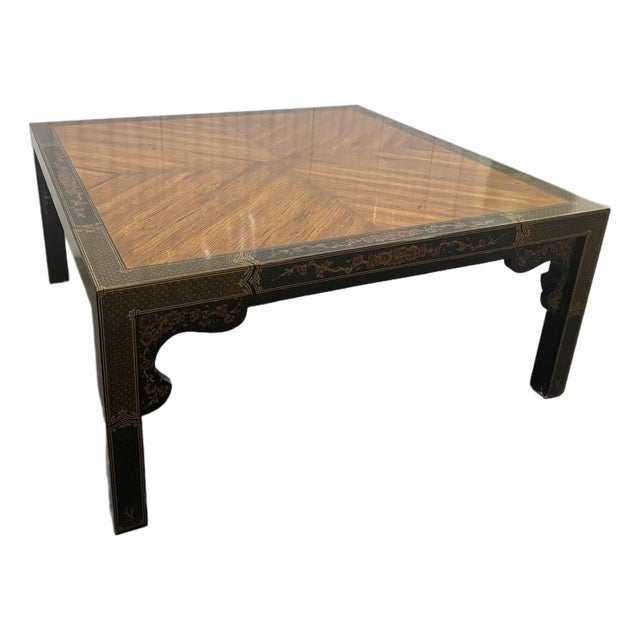 Vintage Drexel Et Cetera Chinoiserie Coffee Table by Drexel Heritage For Sale