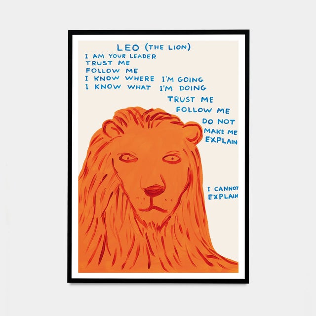 Set of 12 David Shrigley Signs of the Zodiac Lithograph Poster (Individual), 2021 For Sale - Image 12 of 13