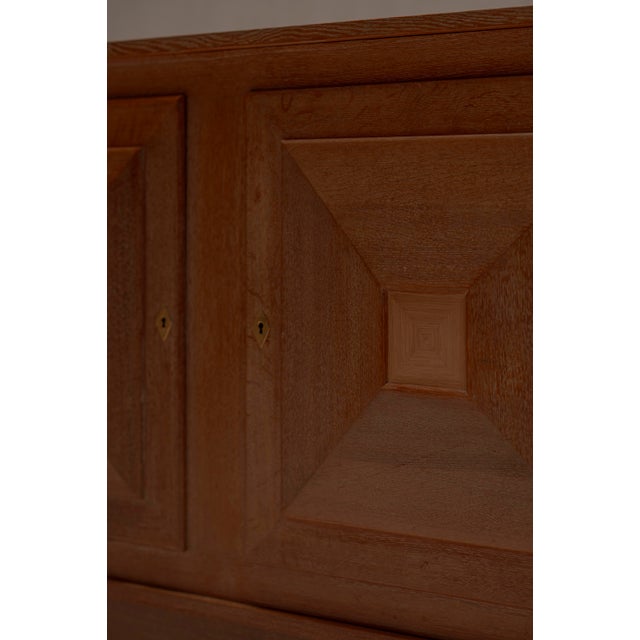 1950s Mid-Century Modern French Oak Sideboard, 1950s For Sale - Image 5 of 18