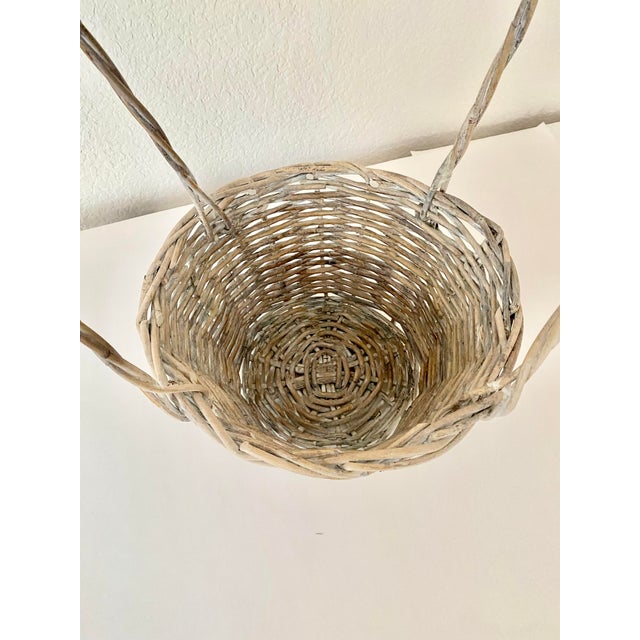 Late 20th Century Vintage Unique Hanging Basket For Sale - Image 5 of 11