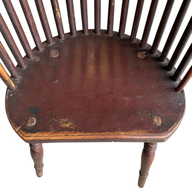 Auburn 19th Century English Barrelback Windsor Chair For Sale - Image 8 of 13