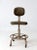 Vintage 1970s All-Steel Industrial Adjustable Stool For Sale - Image 10 of 14