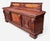 Baroque Mid 20th Century Monumental Carved Baroque Style Credenza With Figured Wood Panels — 102″ Wide For Sale - Image 3 of 12