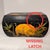 Vintage Hand Painted Chinese Wood Jewelry Box Black Lacquer Pig Flower Bamboo Red Interior For Sale - Image 13 of 13