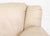 Late 20th Century Modern Beige Leather Upholstered 2-Seat Sofa For Sale - Image 5 of 8