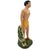 Mid 20th Century Hand Painted Native Surfer W/ Gold Machete Ceramic Sculpture For Sale - Image 4 of 7