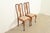 Baker Furniture Company Baker Furniture Style Queen Anne Solid Oak Side Chairs or Dining Chairs, Pair For Sale - Image 4 of 12