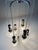 Vintage Hanging Lamp in Crackled Glass from Doria Leuchten, 1970s For Sale - Image 4 of 6