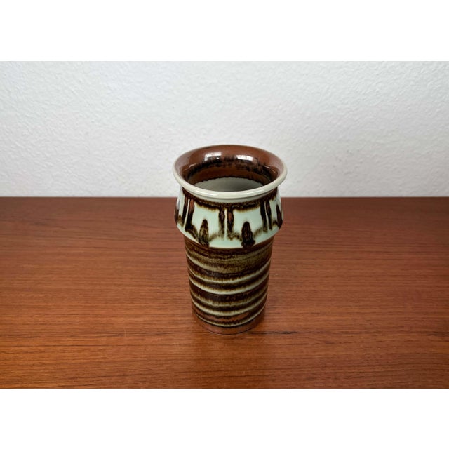 Mid-Century Modern Danish Studio Pottery Vase by Svend Aage Jensen for Søholm, 1960s For Sale - Image 4 of 12