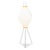 Metal Cream Akari Floor Lamp in Paper by Vitra For Sale - Image 11 of 13