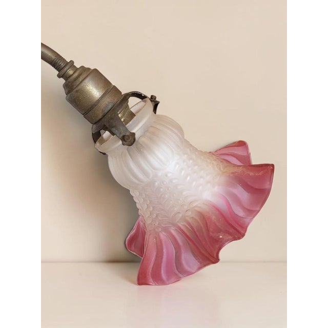 Metal Art Deco Gooseneck Desk Lamp, France, 1930s For Sale - Image 7 of 12