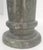 Dark Gray Large 15" Diameter Turned Marble Pedestal MINT For Sale - Image 8 of 10