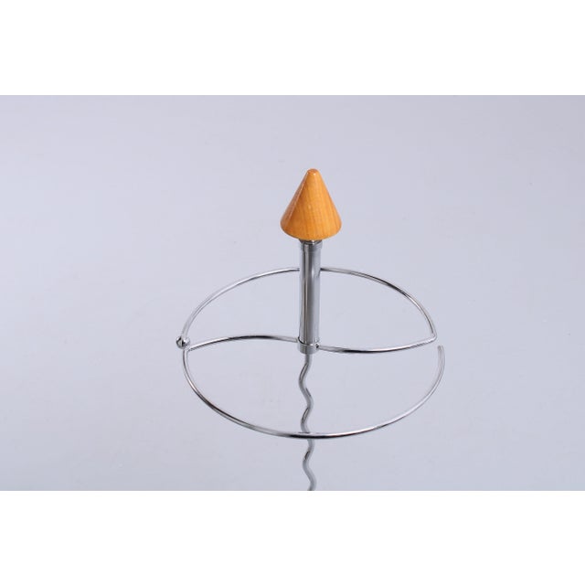 Postmodern Chrome Umbrella Stand, 1980s For Sale - Image 13 of 18