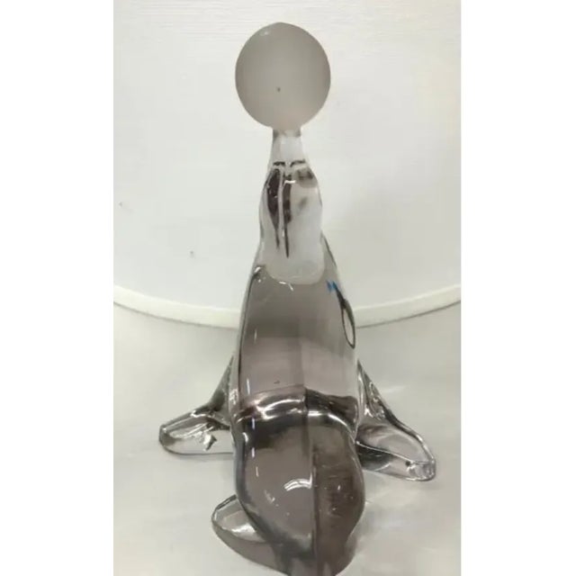 Glass Seal Figurine For Sale - Image 4 of 5
