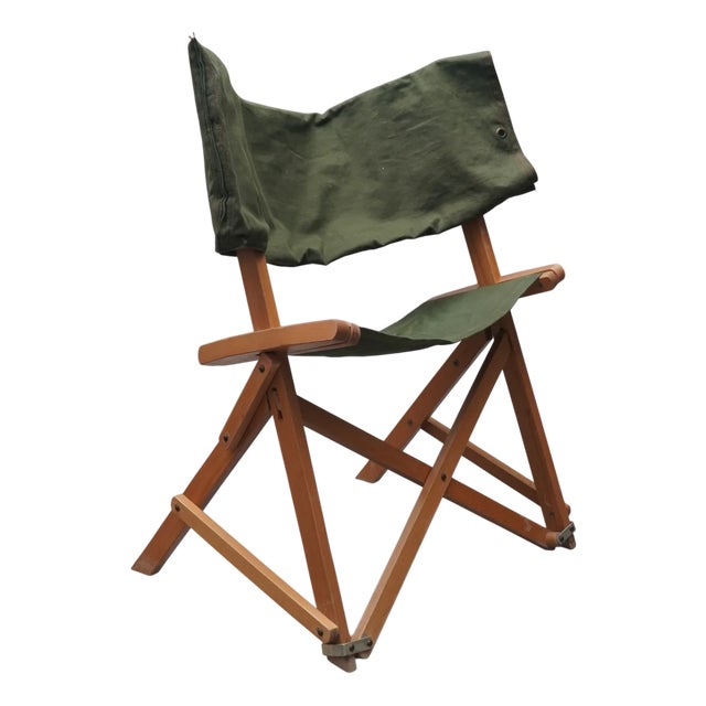 Beach Folding Chair by Pier Giacomo Castiglioni for Gavina, Italy, 1960s For Sale