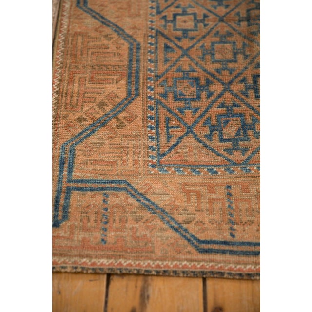 1940s Vintage Distressed Belouch Rug Runner - 2'5" x 4'10" For Sale - Image 5 of 9