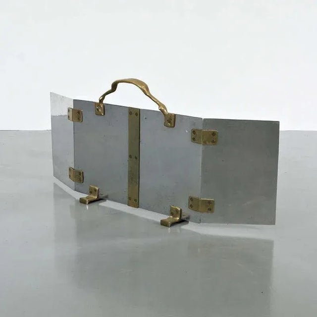 Three Panel Fireplace Screen by David Marshall, Spain, 1990s For Sale - Image 5 of 9