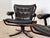 Falcon Chairs in Black Leather by Sigurd Ressell, Norway, 1970s, Set of 2 For Sale - Image 6 of 10