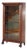 Arts & Crafts Oak Single Door Clawfoot Bookcase With Reeded Columns C1920 For Sale