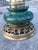Japanese Bronze & Marble Column Table Lamps - a Pair For Sale - Image 10 of 13