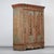 Large Rustic Farmhouse Folk Art Painted Bridal Cabinet dated 1806 For Sale - Image 14 of 18