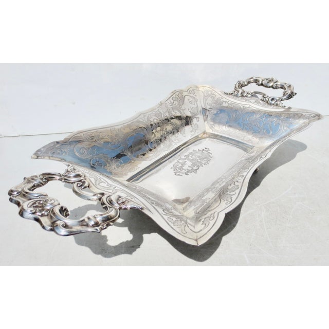 Mid 19th Century 800 Silver Hunt Tray for Game Austro Hungarian Mid 19th 12 Ounces For Sale - Image 5 of 17