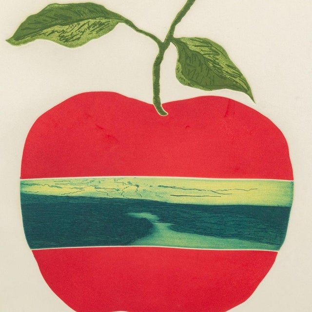 Contemporary Shelly DiCello Ahern Surrealist Apple Aquatint For Sale - Image 3 of 7