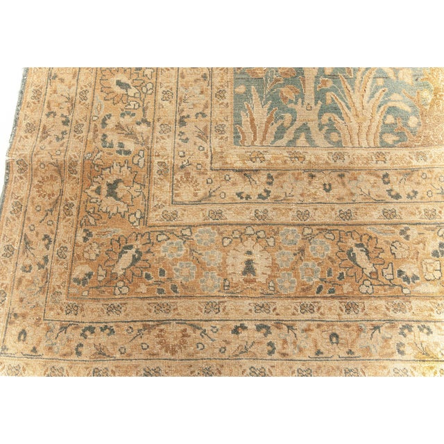Persian 1920s Persian Khorassan Handmade Wool Rug For Sale - Image 3 of 9