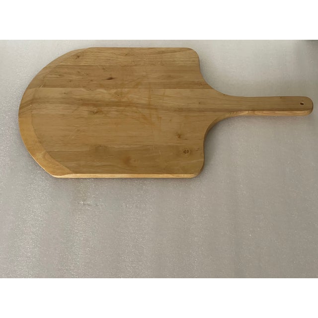 1960s 10 PCS Antique and Vintage Kitchen Wood Utensils With Pizza Board For Sale - Image 5 of 10