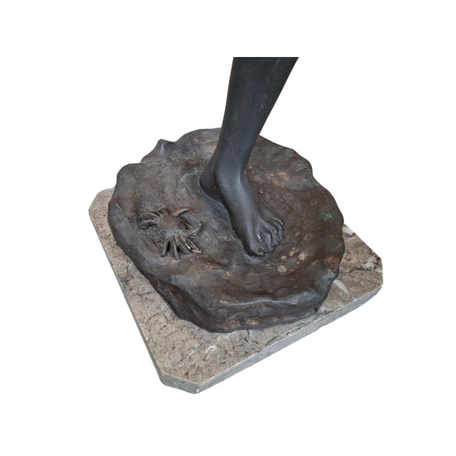 Metal The Child Bitten by the Crab, 1990, Bronze For Sale - Image 7 of 11