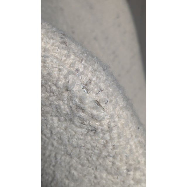 Verellen Fernando Wing Chair in Ivory Bouclé on Ash Base For Sale - Image 11 of 12