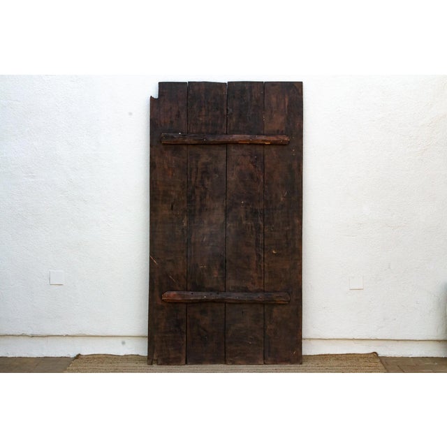Very Tall Mid 20th Century African Nupe Door For Sale - Image 9 of 10