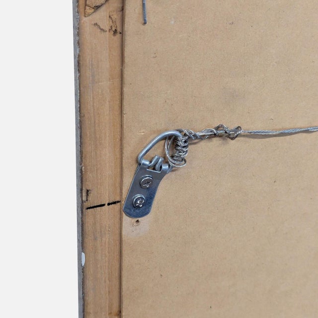 2010s Carolina Mirror Wood Framed Mirror For Sale - Image 5 of 6