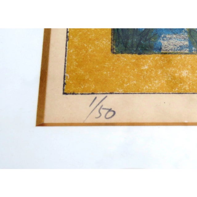 Kashio Baba Modern Japanese Limited Edition Lithograph Titled "Animals" 1/50 For Sale In Chicago - Image 6 of 12