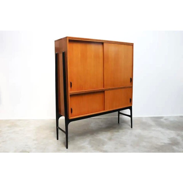 Mid-Century Modern Belgian Highboard by Alfred Hendrickx for Belform, 1958 For Sale - Image 14 of 15