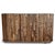 Unique rounded oval bar counter table crafted from vintage wood moulding pieces, each with unique designs, signs of age,...