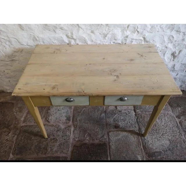 Late 19th Century Antique Spanish Pine Kitchen Table, 1880 For Sale - Image 5 of 11