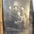 French Antique French Ornate Gilt Metal Photo Frame With Original Military Portrait For Sale - Image 3 of 8
