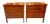 Pair of Italian Walnut Inlaid Side Tables For Sale