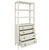Worlds Away Matthew Izzo Home Brooke Antique White Lacquer Four Drawer Etagere For Sale - Image 4 of 9