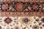White All Over Pattern Reproduction Sultanabad-Mahal Design in Ivory Background and Jewel Colors For Sale - Image 8 of 12