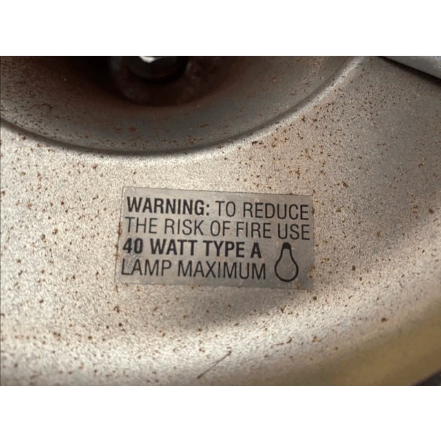 Plastic Vintage Hollywood Regency Style Lucite Crystals Ceiling Light Chandelier For Sale - Image 7 of 10