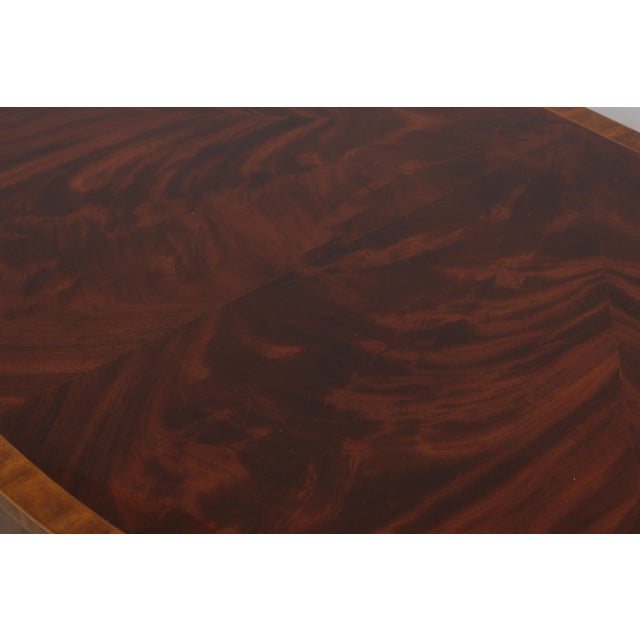 Maitland Smith Flame Mahogany Banded Demilune Sideboard For Sale - Image 14 of 18
